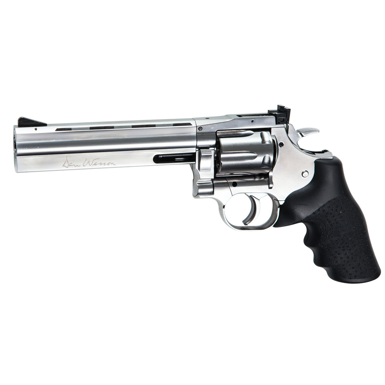 DAN WESSON 715 6'' SILVER CO2 REVOLVER