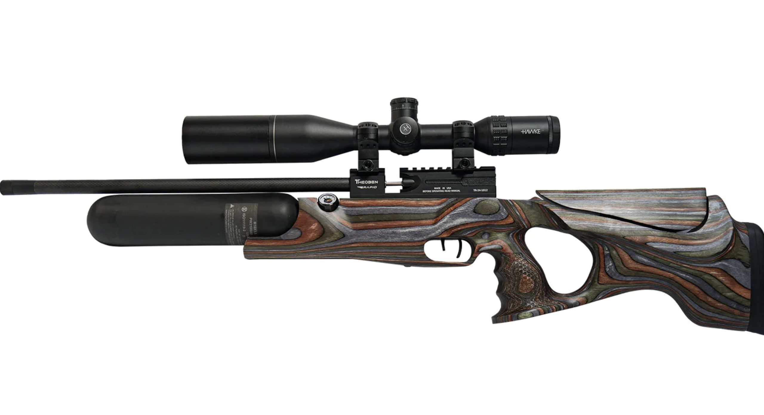 Theoben Rapid Classic Adjustable Forest Laminate Stock PCP Air Rifle Combination Package | Calibre .177